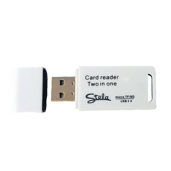 Stela 2 in 1 USB 2.0 SDHC,Micro-SD,TF Card Reader