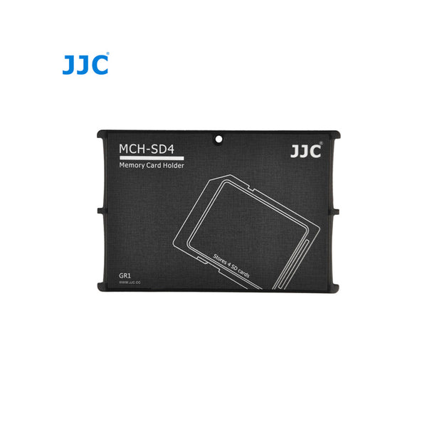 JJC-MCH-SD4GR Memory Card Holders fits 4 SD Cards