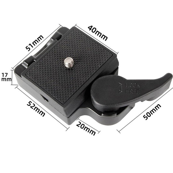 Stela 200P 14S-C Quick Release Plate with Clamp Adapter for Manfrotto 200PL-14 323 RC2 System Tripod Fit