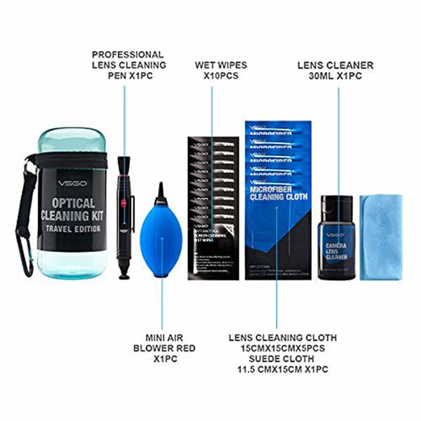 VSGO DKL-15B Professional Cleaning Kit for DSLR Cameras and Sensitive Electronics Bundle