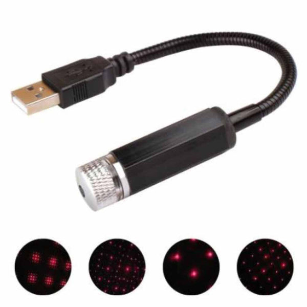 Stela 360 Degree Pattern Changing USB Star Projector Led Light for Cars, Bedroom, Truck Led Light