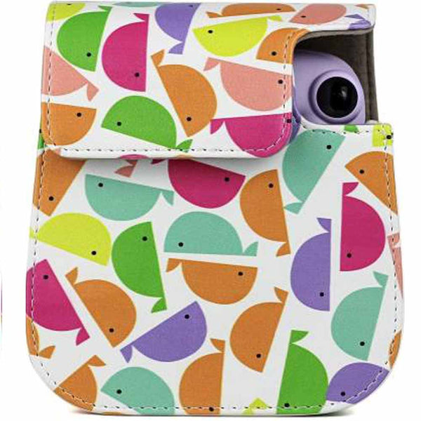 STELA Instax mini 11 Camera Pouch Bag Compatible with Fujifilm Instax MINI 11 camera (Colorful Whale)