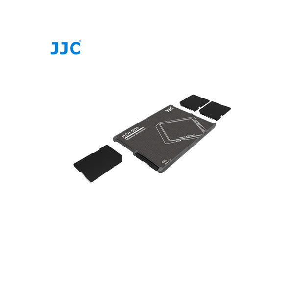 JJC-MCH-SD4GR Memory Card Holders fits 4 SD Cards
