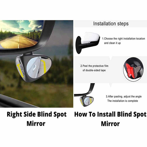 Stela 3R-046 Right side Blind Spot Mirror For Universal For Car
