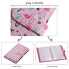 Stela 96- Page Pocket Mini Album Stamp Album Scrapbook Mini Creative Photo Album (Flamingo pink)