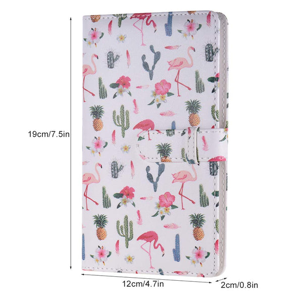 Stela 96 Pockets Mini Film Photo Album Book for Fujifilm Instax Mini LiPlay (Flamingo White)