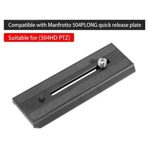 Stela 504P Long Sliding Quick Release Plate for Video Heads-1 pcs
