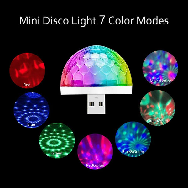 Stela USB Star Lights with Mini Disco Light, Night Lights