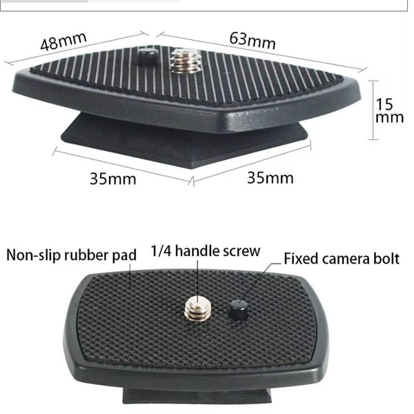 Stela 690-S Quick Release Plate Compatible with Yunteng/Simpex/Velbon Tripods-1 pcs