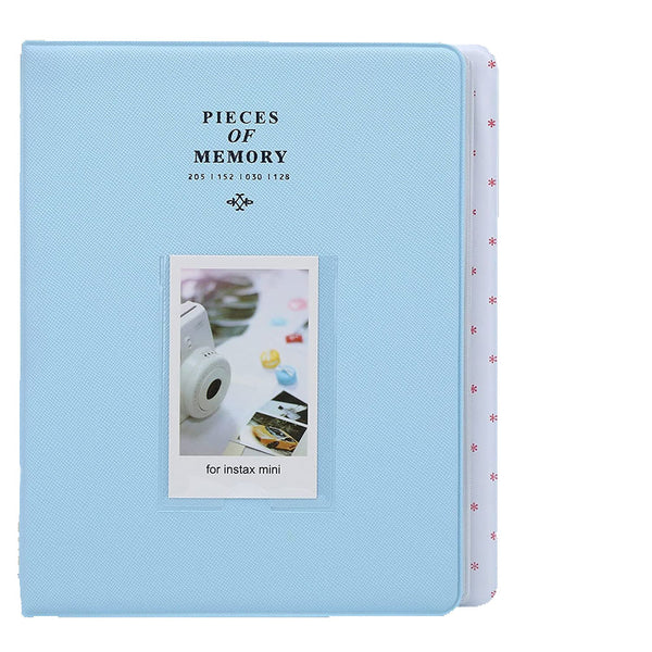 Stela 128 Pockets Mini Photo Album Compatible with Fujifilm Instant Mini 70 Polaroid PIC-300P Film Instant Camera & Name Card