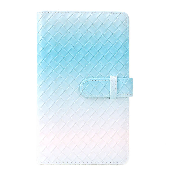 STELA 96 Pockets Mini Film Photo Album Book Compatible with Instant Mini LiPlay 11 9 8 7s 70 90 Link Instant Camera 3 Inch Polaroid Picture Name Card Holder(gradient weaving)