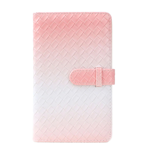 STELA 96 Pockets Mini Film Photo Album Book Compatible with Instant Mini LiPlay 11 9 8 7s 70 90 Link Instant Camera 3 Inch Polaroid Picture Name Card Holder(gradient weaving)