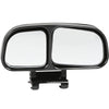 stela 3R-028 360° Wide Angle, Adjustable, Double View, Convex Curvature, Blind Spot And Parking Mirror suitable for all Cars- Right Side Mount