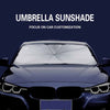 Stela Car Windshield Sun Shade Umbrella, UV Reflecting Foldable Front Car Sunshade Umbrella