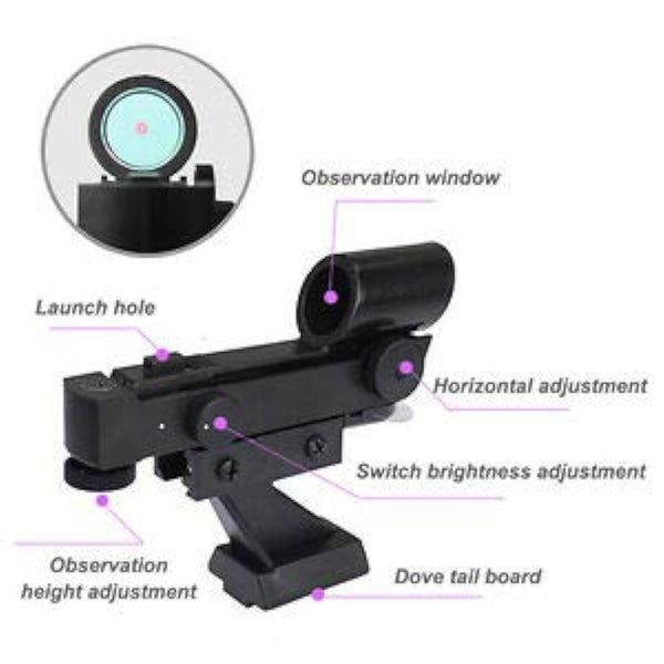 Celestron 51630 Star Pointer Telescope Finderscope, Black
