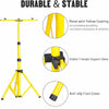 Stela DL-2S 5.1ft Dual Flood Light Adjustable and Foldable Tripod Stand Telescoping Steel Floodlight Stand Heavy Duty Construction Tripod Stand for Home and Job Site Lighting