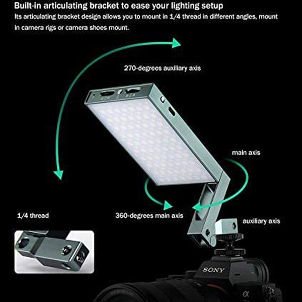 GODOX RGB Mini Creative M1 On-Camera Video LED Light Grey