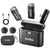 GODOX WES2 KIT2 Wireless Lavalier Microphone for Type-C, MFi Certified, Plug and Play Noise Cancelling Lapel Mic with 656ft Transmission, Charging Case, Compatible with Type-C, iPhone 15