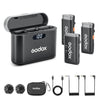 Godox WEC Kit 2 Dual Wireless Lavalier Mic