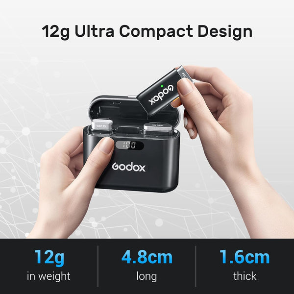 Godox WEC Kit 2 Dual Wireless Lavalier Mic