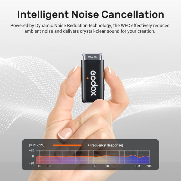 Godox WEC Kit 2 Dual Wireless Lavalier Mic