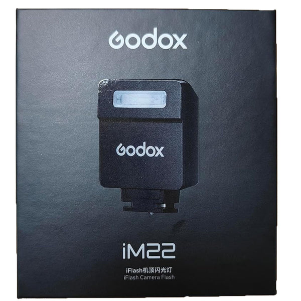 Godox iM22 Camera Flash - GN10/470 mAh/Type-c Charge/440 Full-Power Flashes/3s Recycle Times/5 Power Levels/Manual, Camera Flash for zv1/Sony zve10/Ricoh gr3/Fujifilm f1 etc.