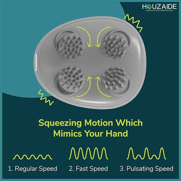 Stela Electric Smart Scalp Massager for Hair Growth & Stress Relief – Deep Kneading Head Massager