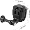 Stela Motorcycle Windshield Clip for GoPro,Motorcycle Windshield Camera Clamp,Aluminum Alloy Go-Pro Mount for GoPro Hero13/12/11/10/9,DJI Osmo 360/Action 5/4/3