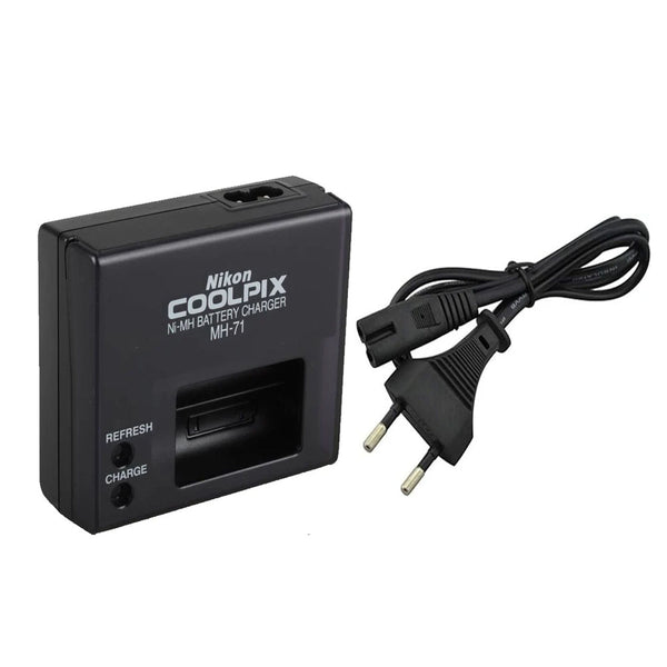 Nikon MH-71 AC AA Battery Charger to recharge the Ni-MH EN-MH1 AA rechargeable batteries