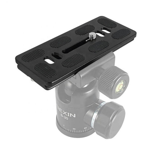 Stela PU-100B Universal Quick Release Plate for Tripod Ball Heads .W/ 1/4 Inch Standard Screw Compatible with Arca Swiss-1 pcs