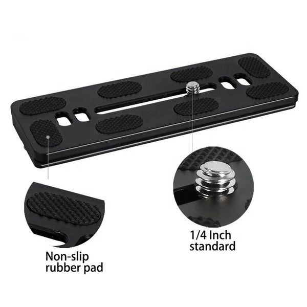 Stela PU-120B Quick Release Plate Camera Plate or Arca Swiss DSLR Camera Tripod Head