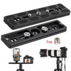 Stela Pu-200B Camera Quick Release Plate Universal Mount for Tripod Ball Head .W/ 1/4 Inch Standard Screw Compatible with Arca Swiss