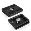 Stela PU-50B Quick Release Plate Base Ball Head Bracket 1/4'' for ARCA Swiss Type