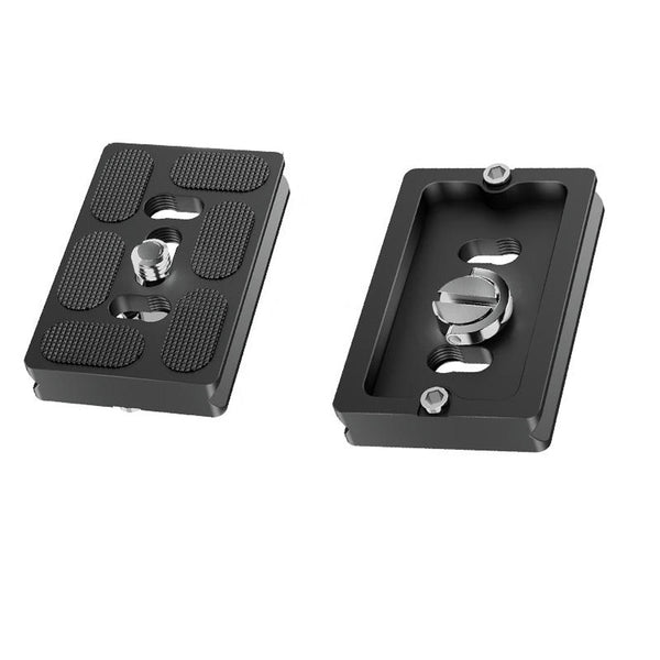 STELA Pu-60C Quick Release Plate with 1/4'' Adapter Compatible with Manfrotto Arca Swiss Camera Tripod Ball Head (1 PCS)