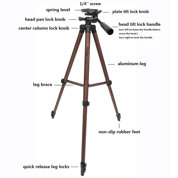 Photron Stedy 420 Tripod 127 cm (50 Inch) with Mobile Holder
