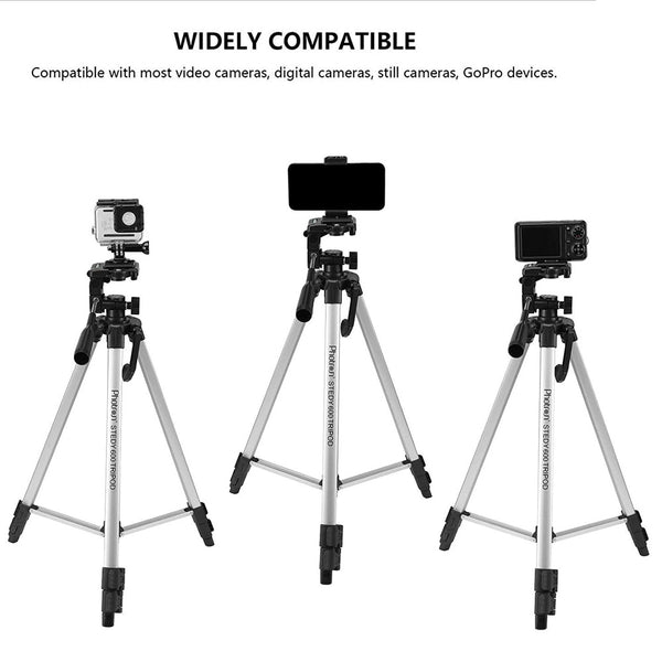 Photron Stedy 600M Tripod with Mobile Holder for Smart Phone, Camera, Mobile Phone