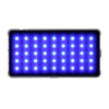 Rectangular LED light panel with blue lighting
