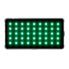 Rectangular LED panel with green lights