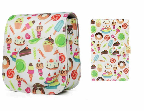 STELA instax mini 11 Camera Pouch Bag Compatible with Fujifilm Instax Mini 11 (Ice Cream)