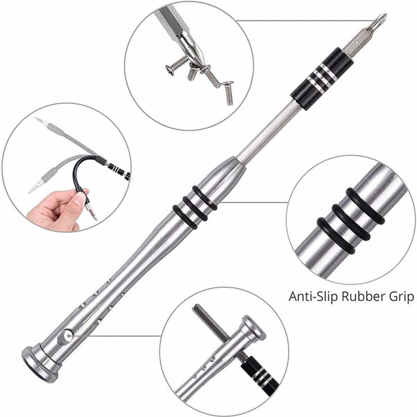 Stela 110 in 1 Professional Screwdriver Set,Multi-Function Repair Computer Tool Kit Precision Screwdriver Set
