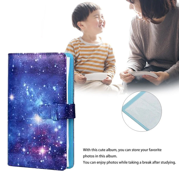 Click to see full view STELA 96 Pockets Mini Film Photo Album Book Compatible with Instant Mini LiPlay 11 9 8 7s 70 90 Link Instant Camera 3 Inch Polaroid Picture Name Card Holder (star)