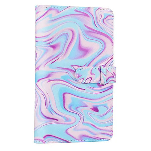 Stela 96 Pockets Mini Film Photo Album Book Compatible with Instant Mini LiPlay Link Instant Camera (Purple Ripple)