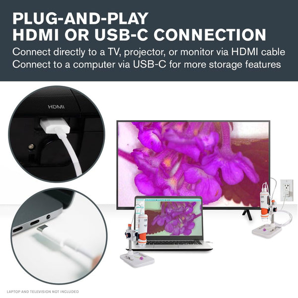 Celestron MicroDirect 1080P HDMI Handheld Digital Microscope 44316