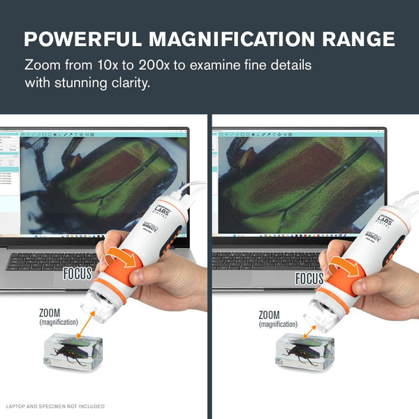 Celestron MicroDirect 1080P HDMI Handheld Digital Microscope 44316