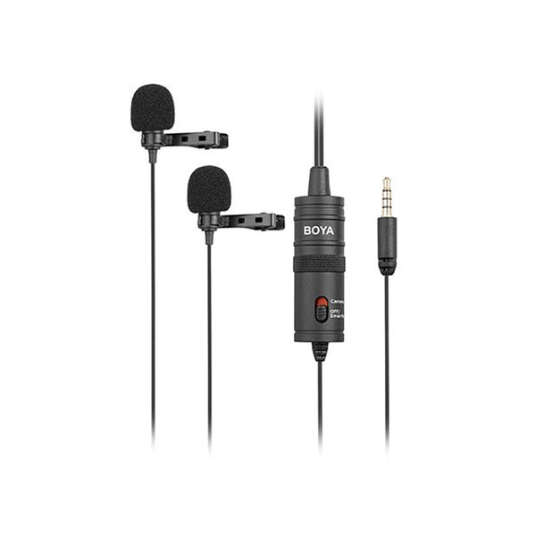 Boya By-M1Dm Dual Omni-Directional Lavalier Mic