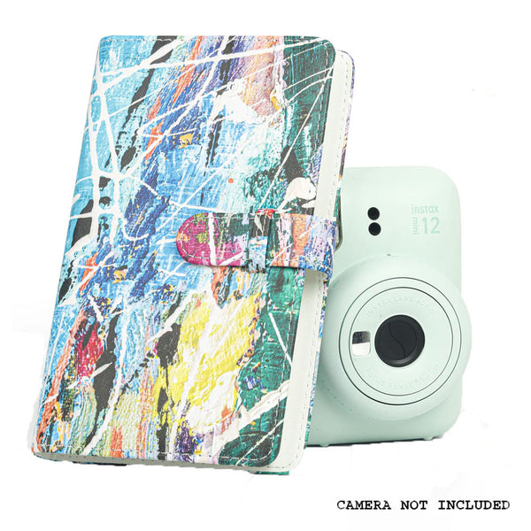 STELA 96 Pockets Mini Film Photo Album Book Compatible with Instant Mini LiPlay 11 9 8 7s 70 90 Link Instant Camera 3 Inch Polaroid Picture Name Card Holder (Colorful graffiti)