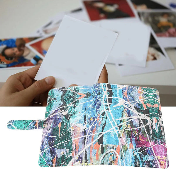 STELA 96 Pockets Mini Film Photo Album Book Compatible with Instant Mini LiPlay 11 9 8 7s 70 90 Link Instant Camera 3 Inch Polaroid Picture Name Card Holder (Colorful graffiti)