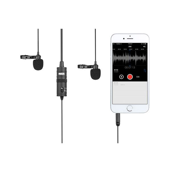 Boya By-M1Dm Dual Omni-Directional Lavalier Mic