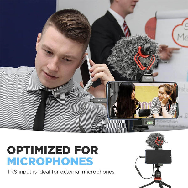 Boya by-K4 USB-C to 3.5mm (TRS) Adapter(2.4 inch),AUX to USB C Microphone/Headphone Adapter Jack Converter