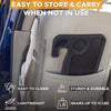 Car Steering Wheel Desk, Tray for Laptop Car Mount Holder| Food Tray for Eating with Drinks Holder | Multipurpose Travel Car Accessories